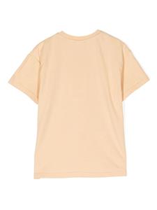 JELLYMALLOW Katoenen T-shirt met bloemenprint - Geel