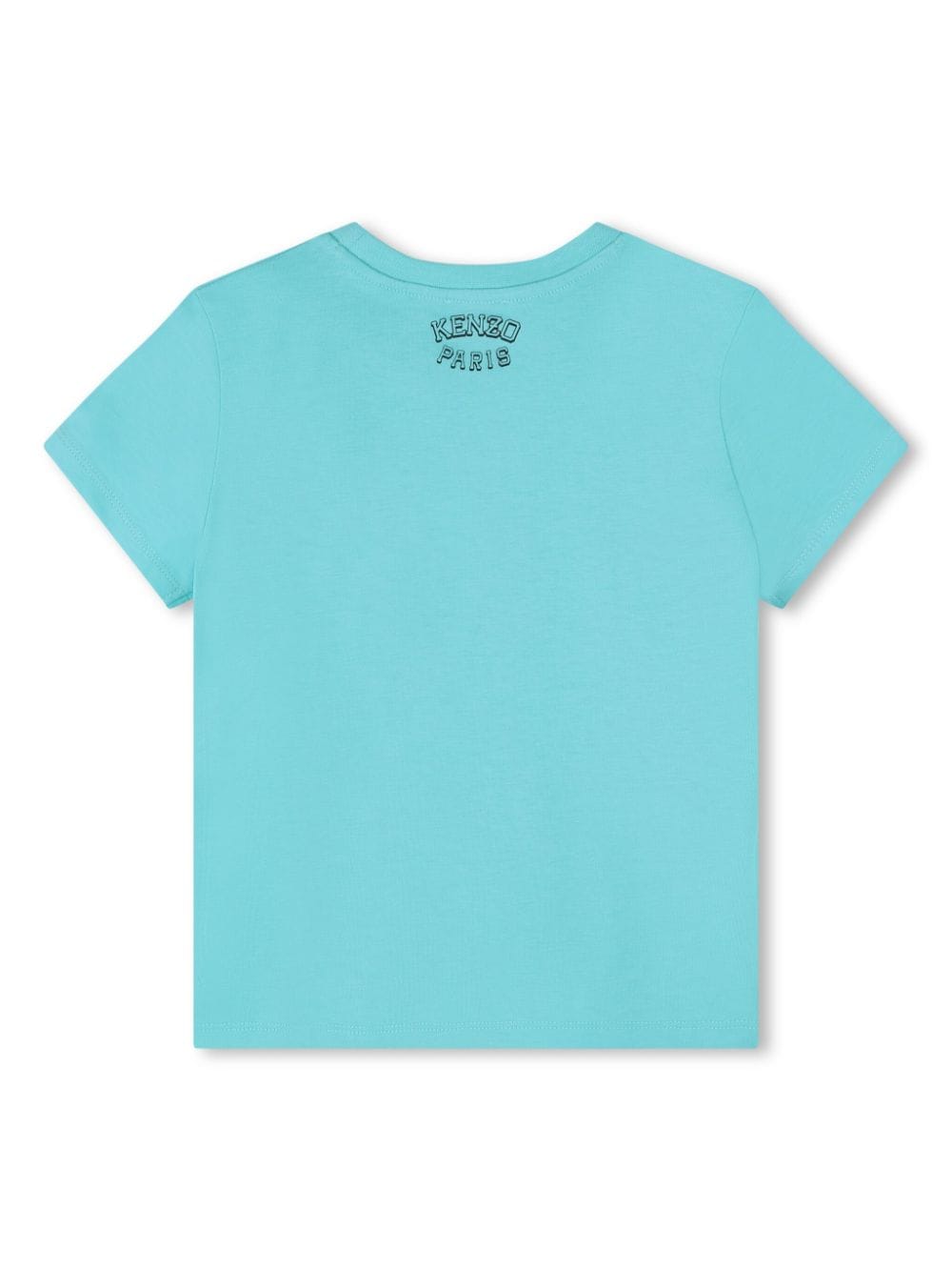 Kenzo Kids T-shirt met tijgerpatroon - Blauw
