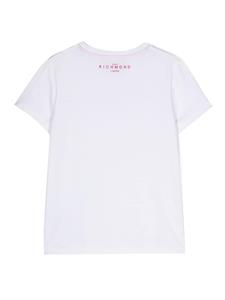 John Richmond Junior T-shirt met logoprint - Wit