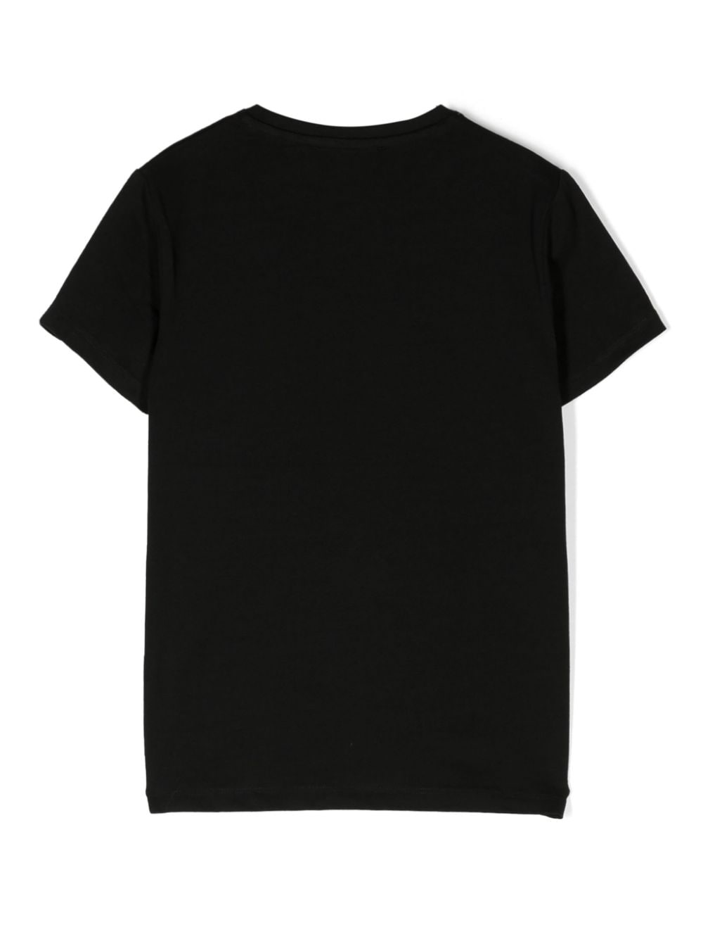 John Richmond Junior T-shirt met logoprint en ronde hals - Zwart