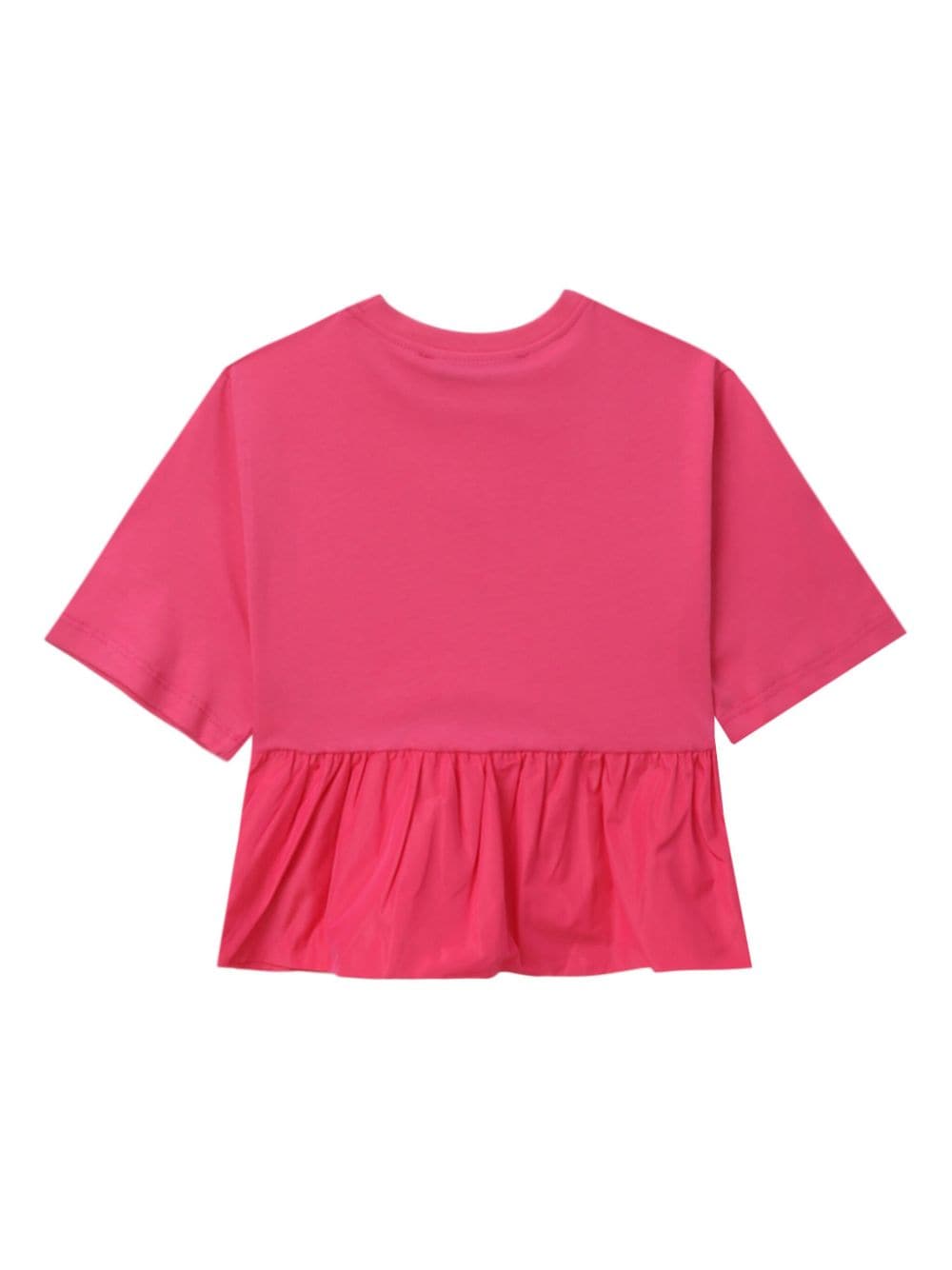 MSGM Kids T-shirt met ruches - Roze