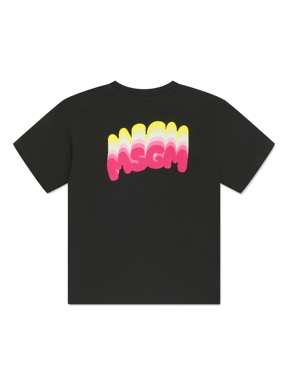 MSGM Kids graphic-print cotton T-shirt - Zwart