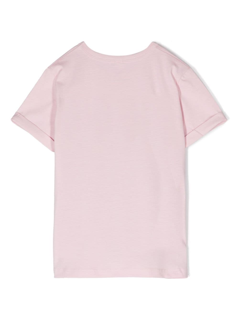 Stella McCartney Kids T-shirt van biologisch katoen met grafische print - Roze