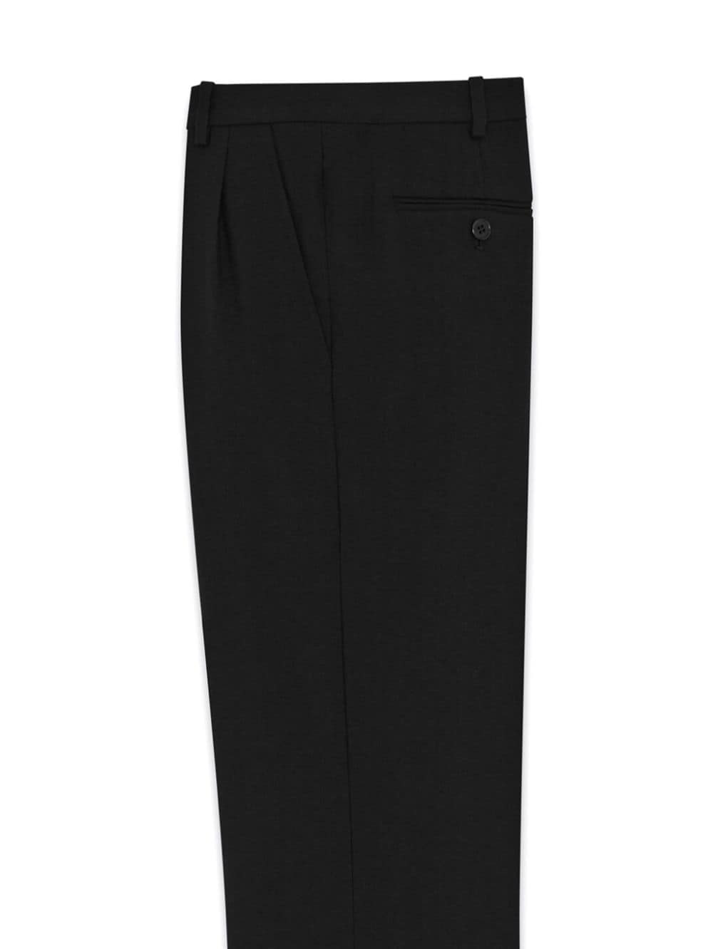 Saint Laurent Wollen pantalon - Zwart