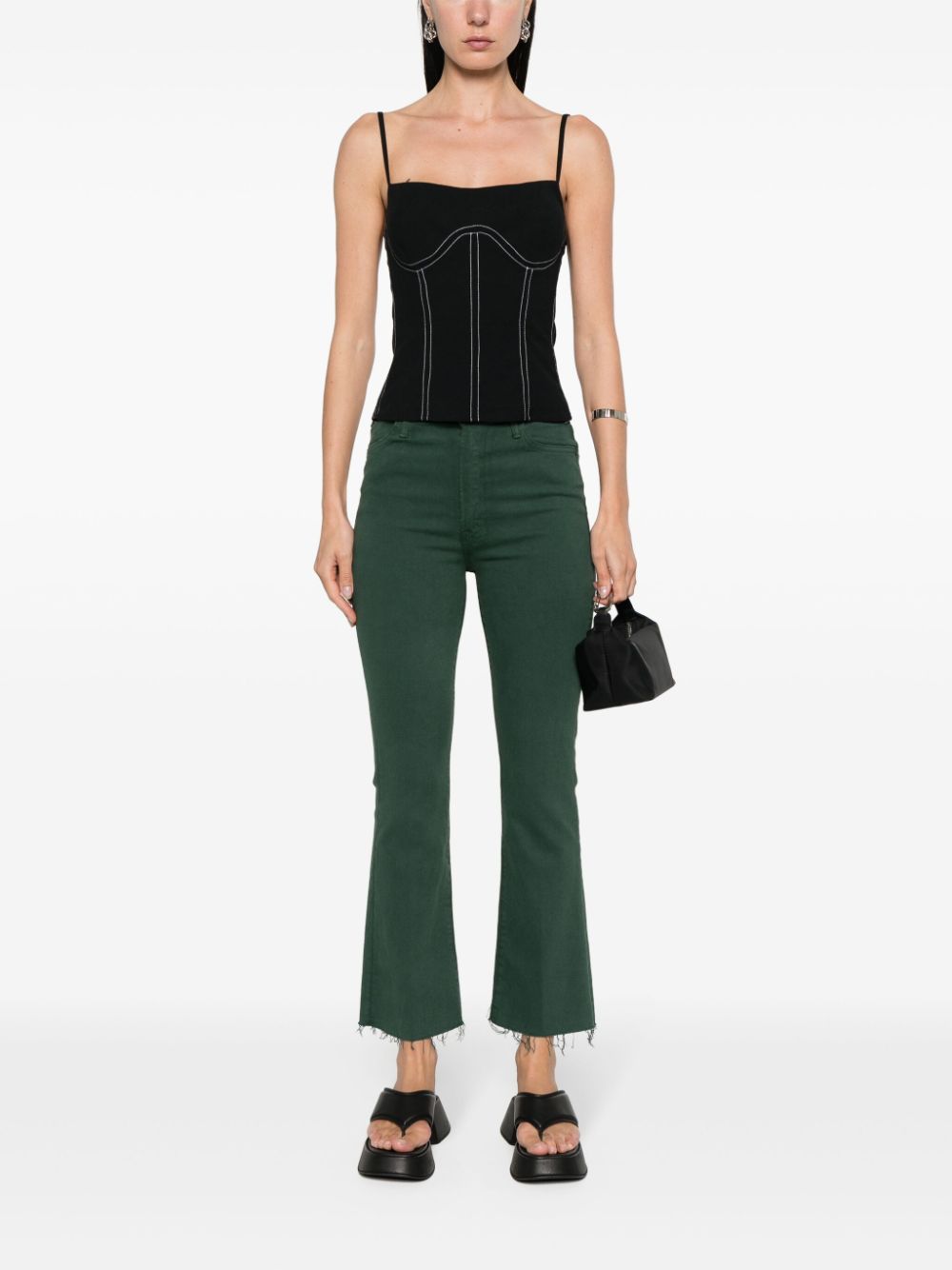 MOTHER Flared jeans - Groen
