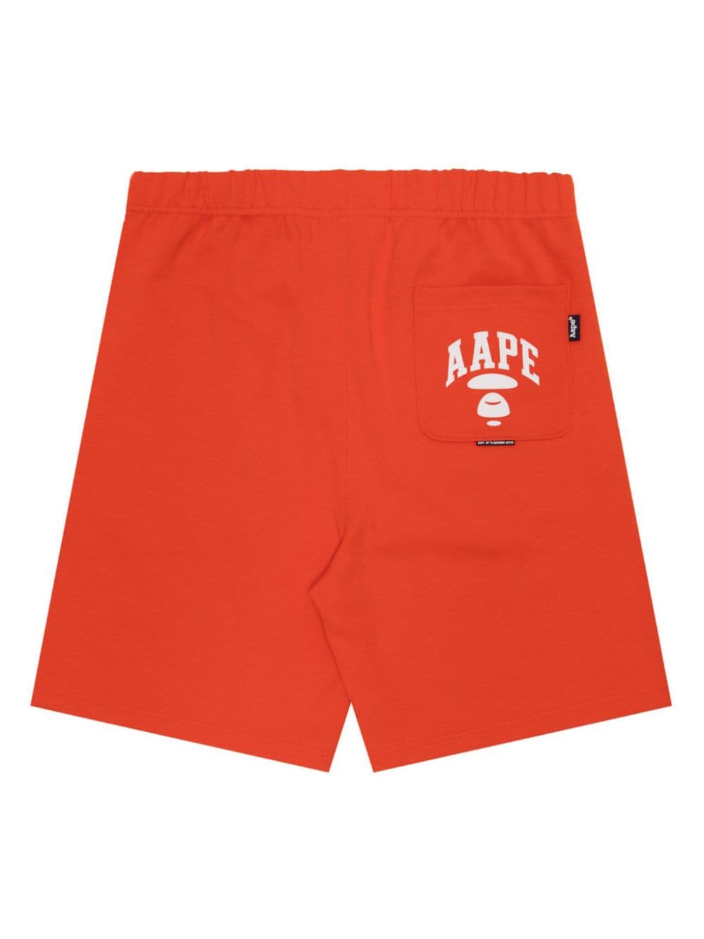 AAPE BY *A BATHING APE Trainingsshorts met elastische taille - Oranje