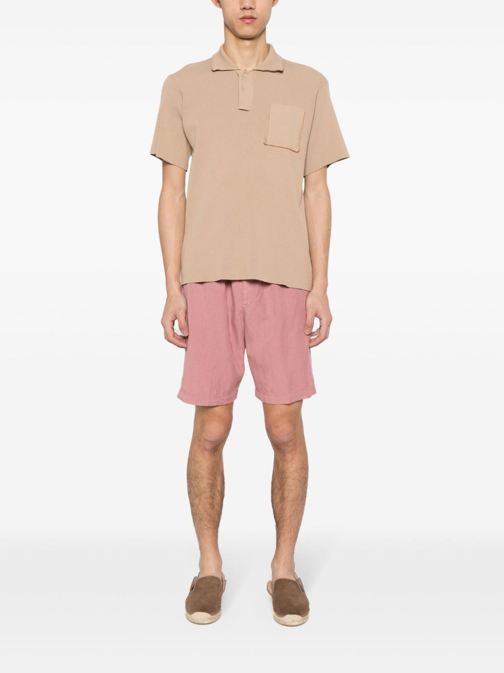 PT Torino textured bermuda shorts - Roze