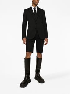 Dolce & Gabbana Bermuda shorts met logopatch - Zwart