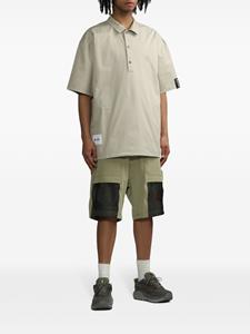 Izzue mesh-panelled Bermuda shorts - Groen