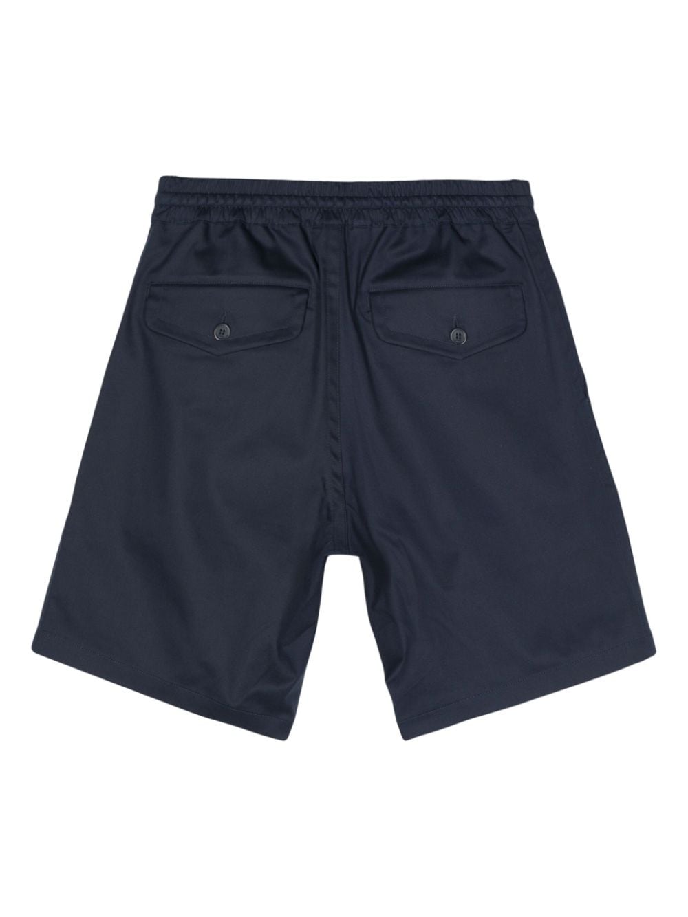 SANDRO Twill shorts van katoenblend - Blauw