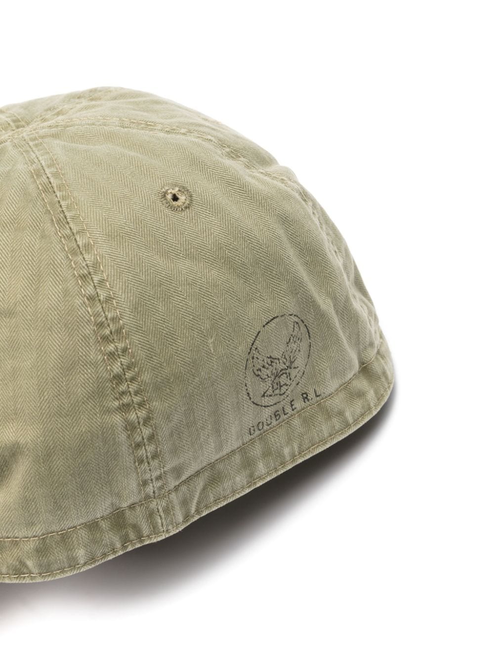 Ralph Lauren RRL herringbone-pattern baseball cap - Groen