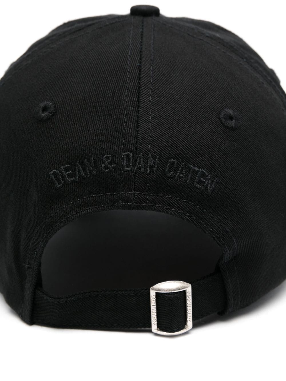 Dsquared2 Honkbalpet met geborduurd logo - Zwart