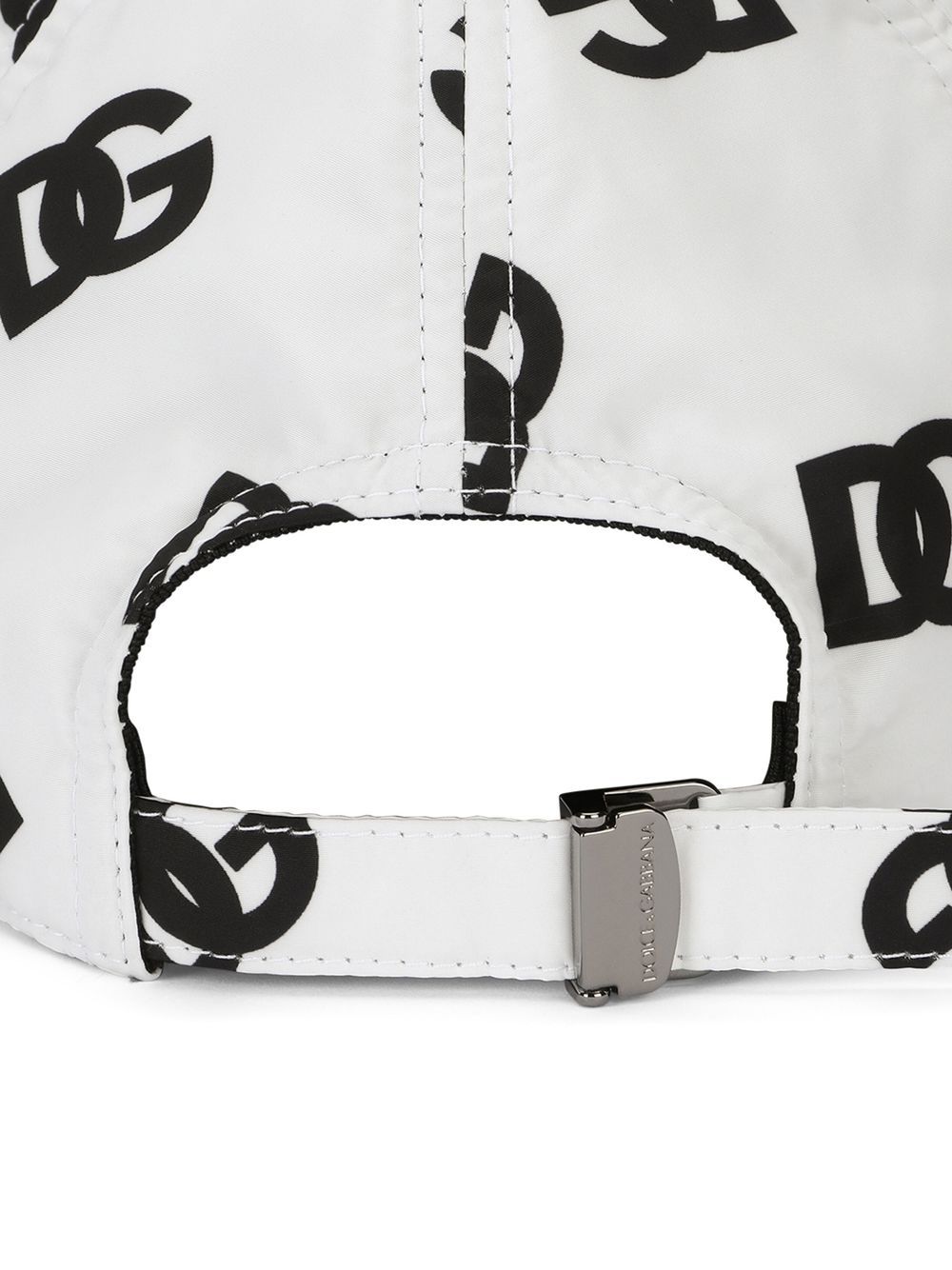 Dolce & Gabbana Honkbalpet met DG-logo - Wit