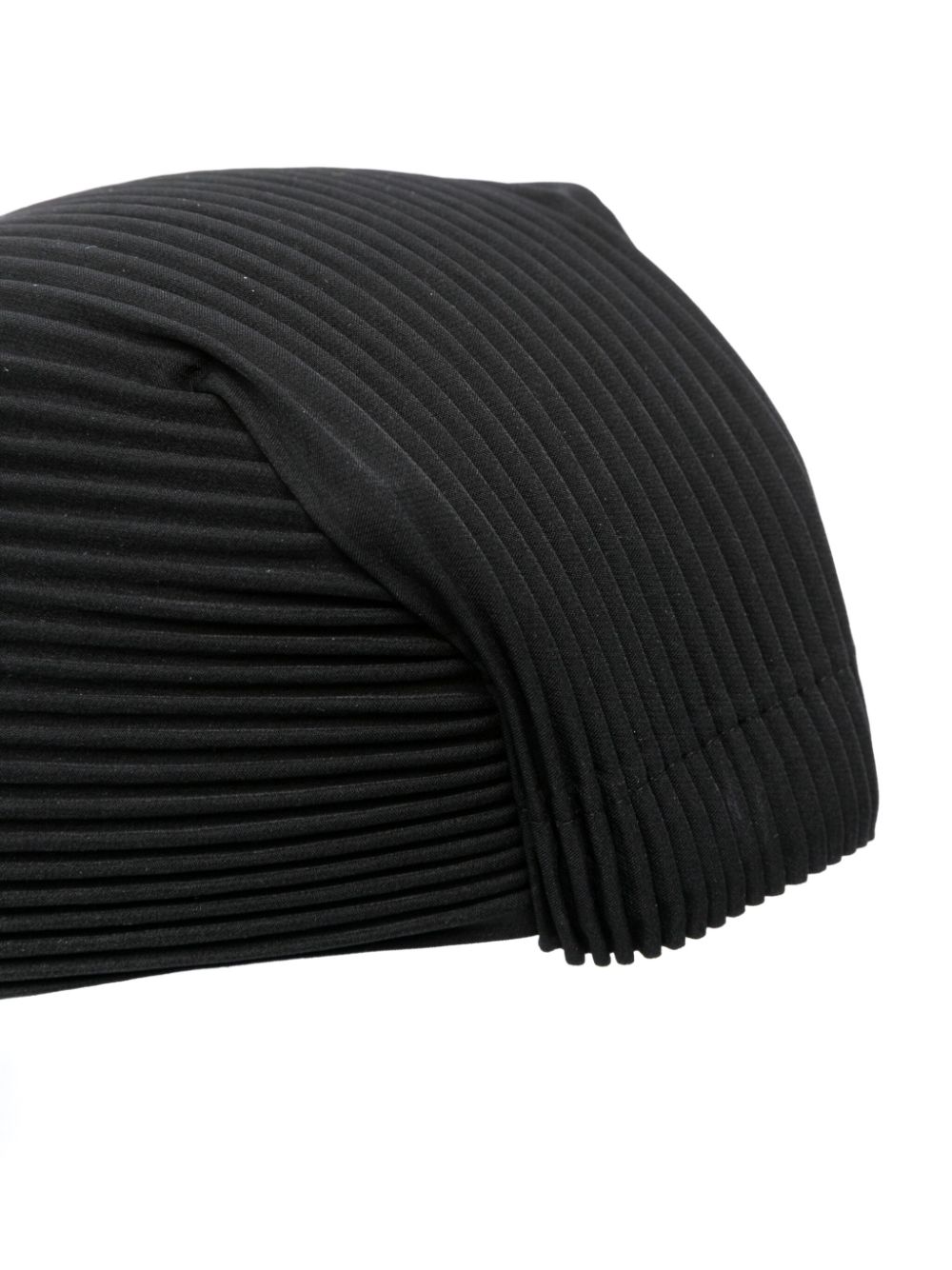 Homme Plissé Issey Miyake plissé-effect baseball cap - Zwart