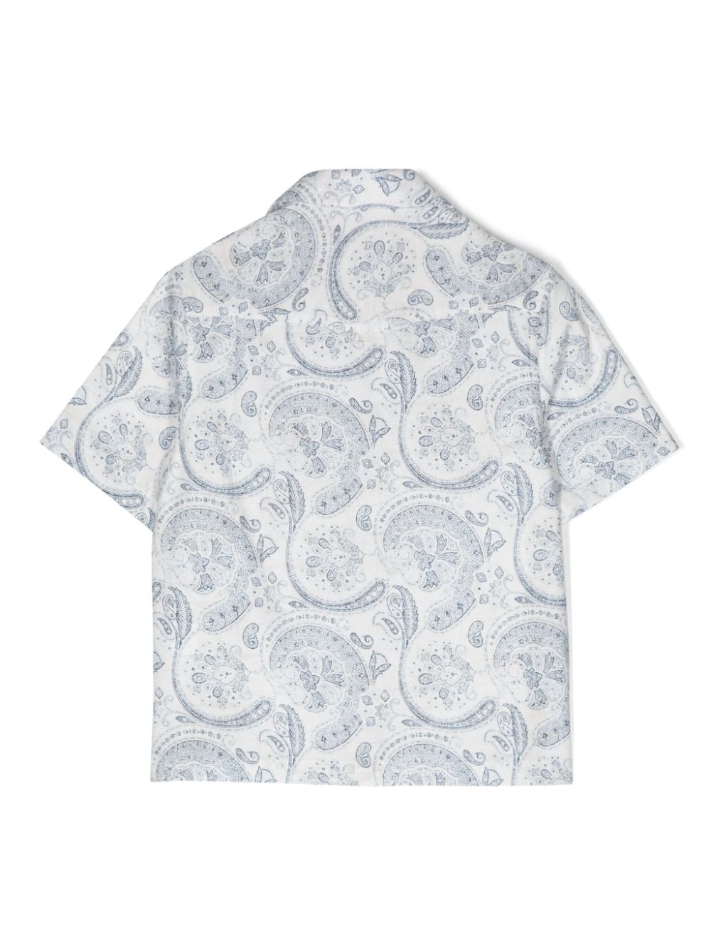 Brunello Cucinelli Kids Shirt met paisley-print - Wit