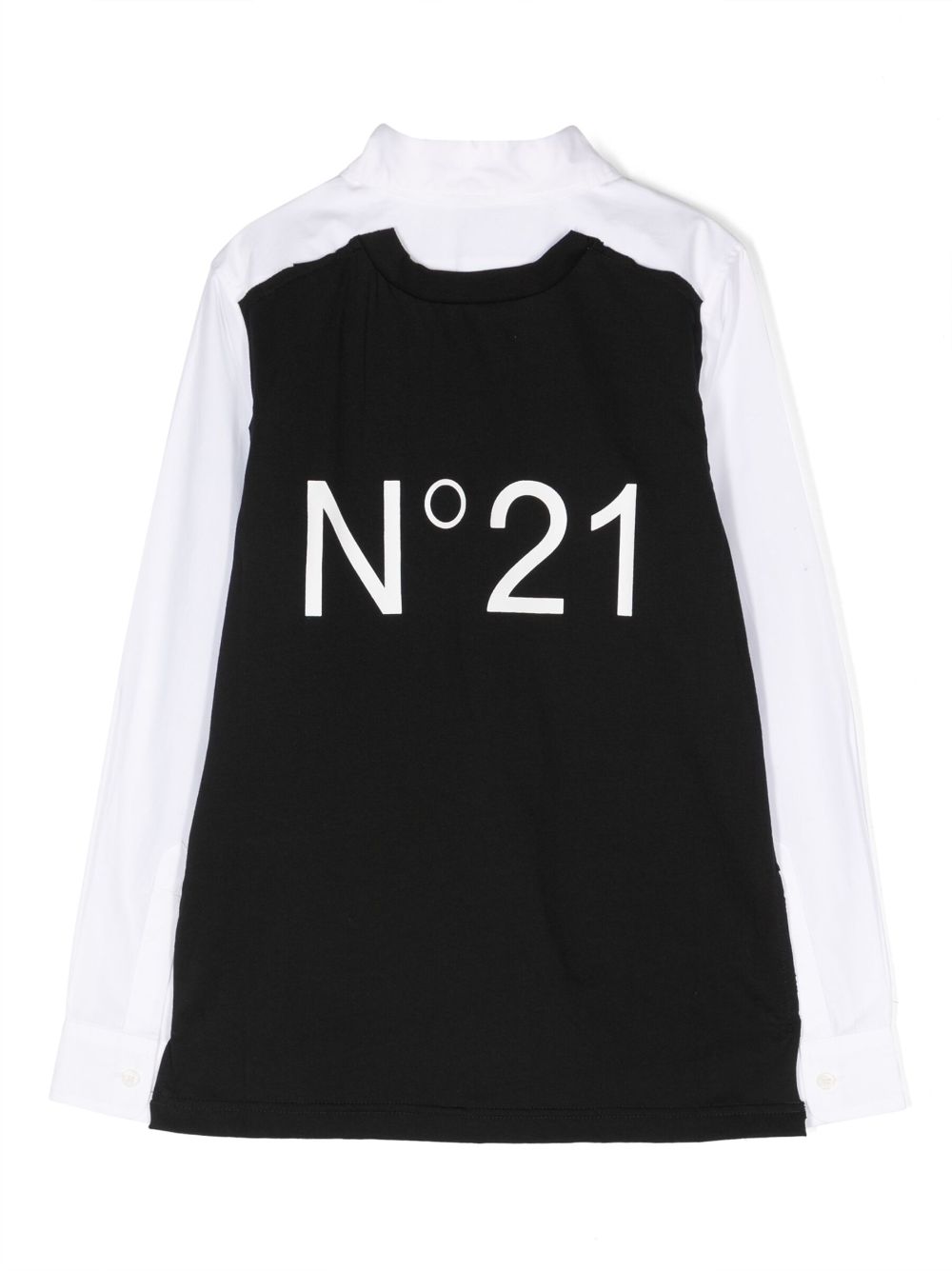 Nº21 Kids Gelaagd shirt - Wit
