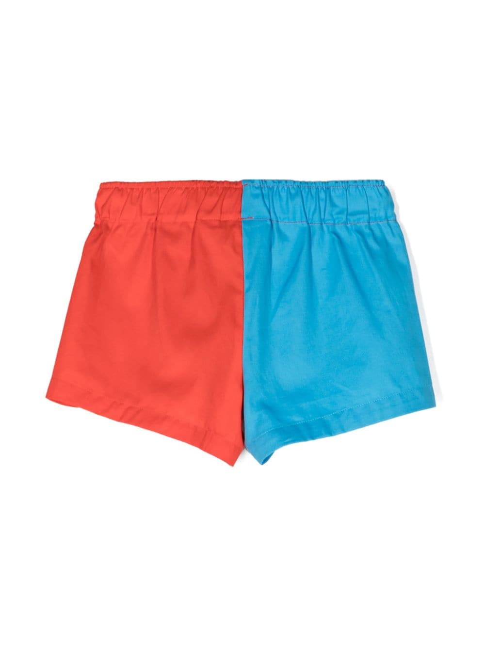 Mini Rodini colour-block organic cotton shorts - Rood