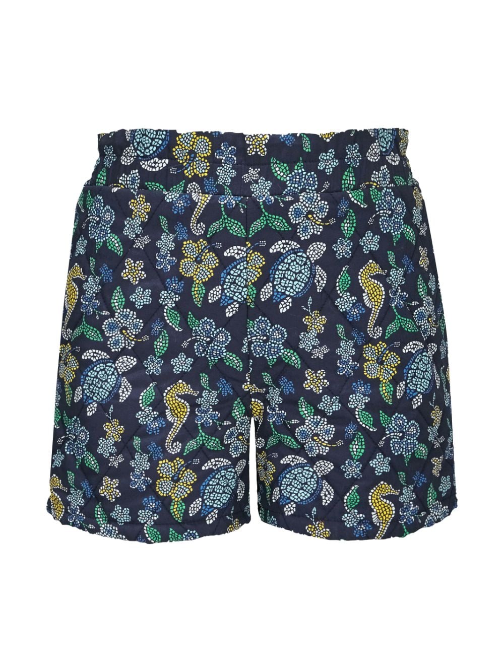 Vilebrequin Shorts met bloemenprint - Blauw
