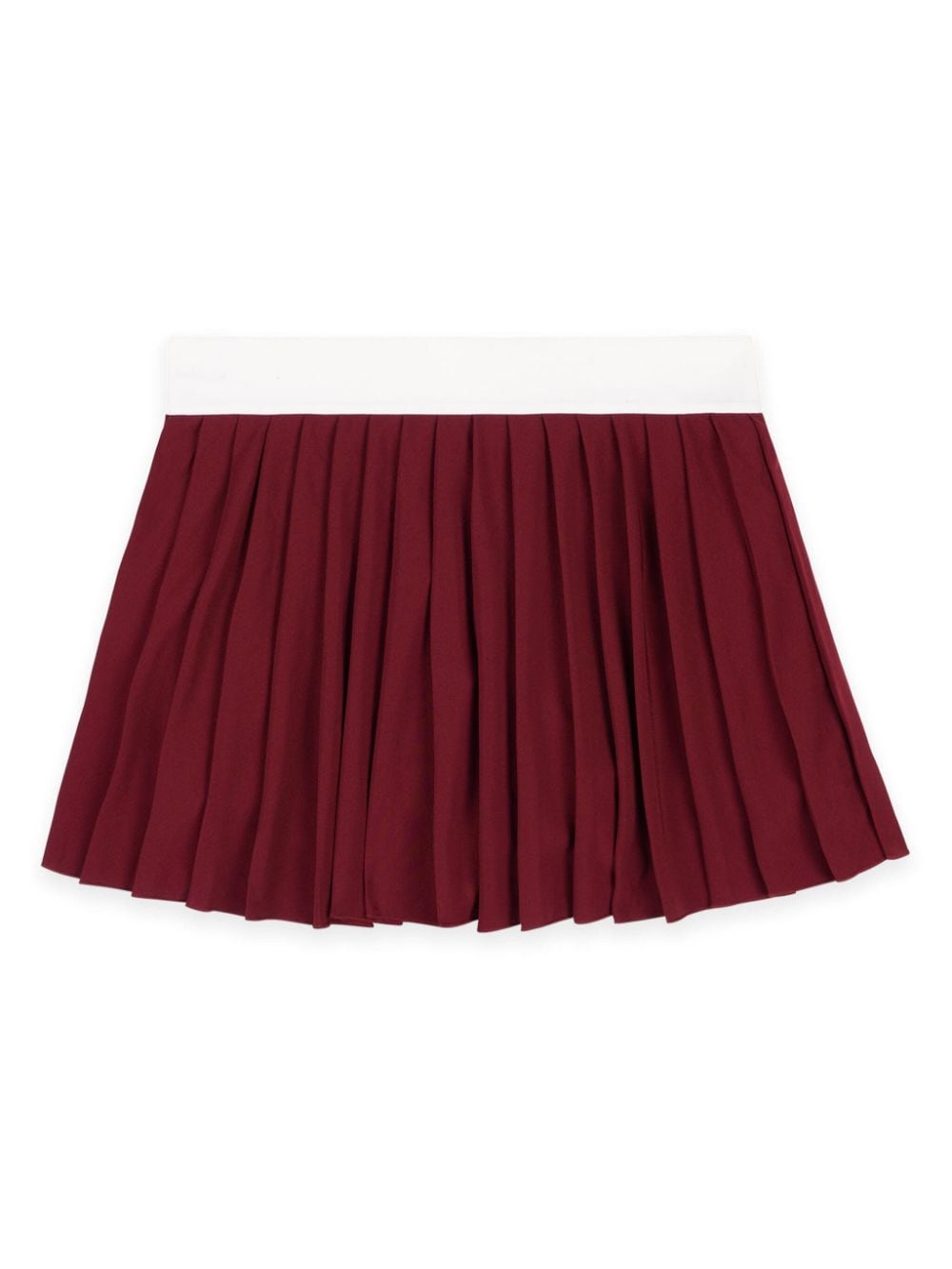 Sporty & Rich Classic Logo pleated tennis skirt - Rood