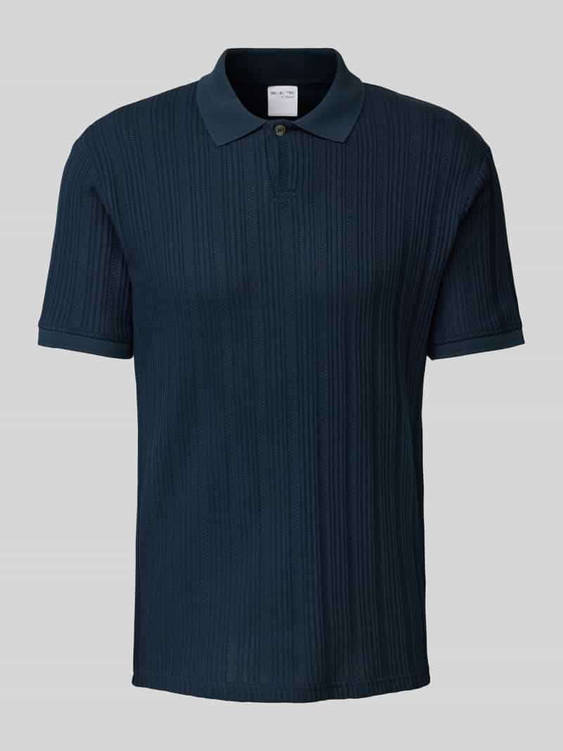 Selected Homme Poloshirt met korte knoopsluiting, model 'JADEN'
