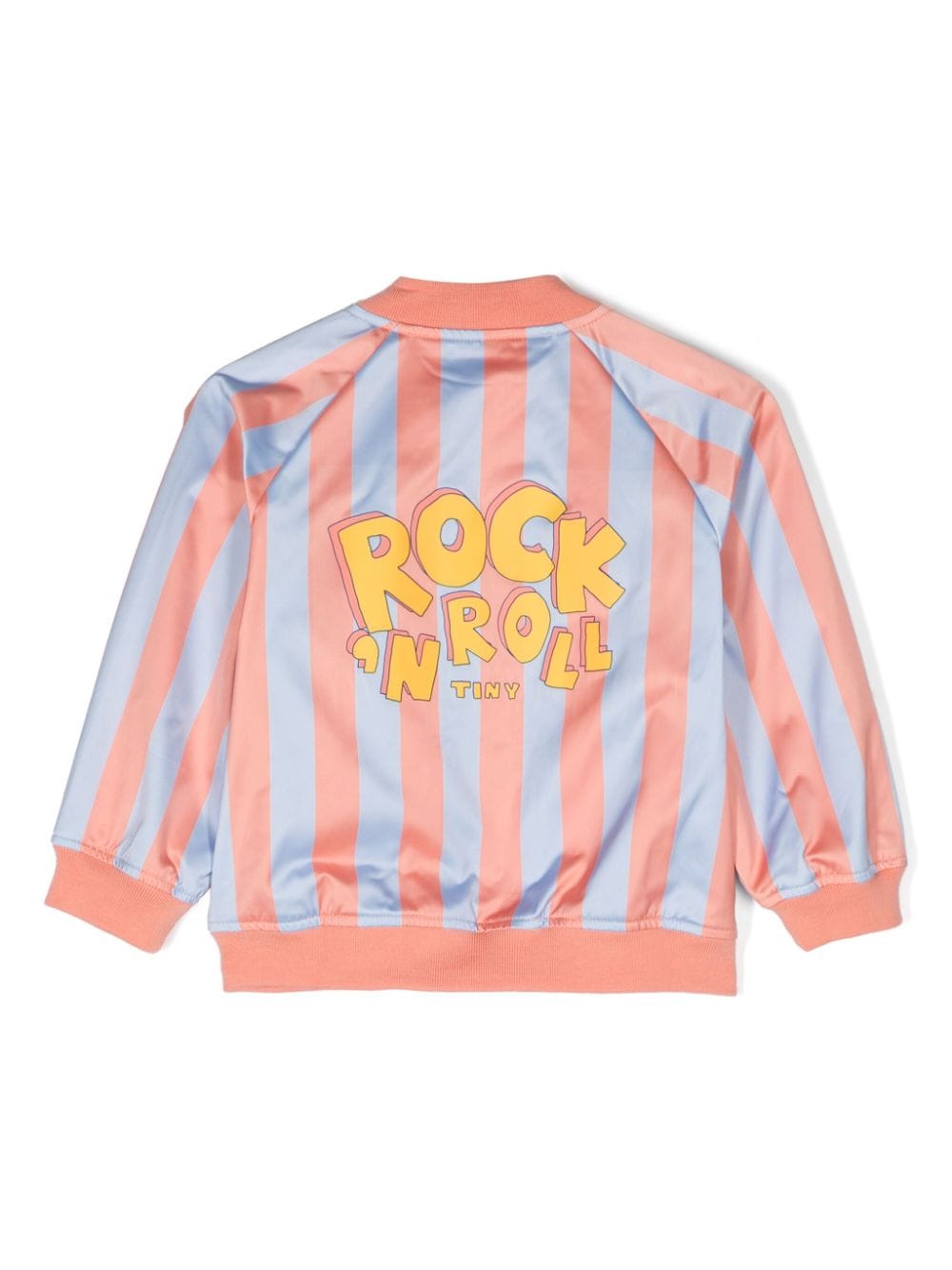 Tiny Cottons Rock 'n' Roll striped bomber jacket - Blauw