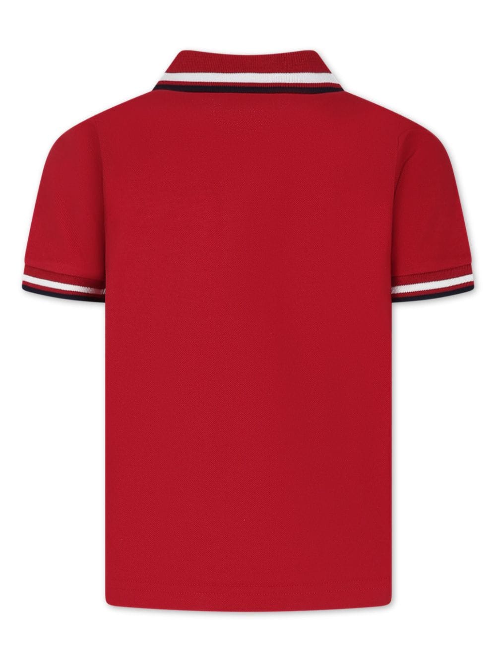 Moncler Enfant Poloshirt met logopatch - Rood
