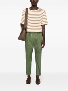 Manuel Ritz pleated tapered-leg chinos - Groen