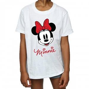 Disney meisjes Minnie Mouse gezicht katoenen T-shirt
