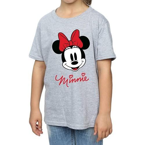 Disney meisjes Minnie Mouse gezicht T-shirt