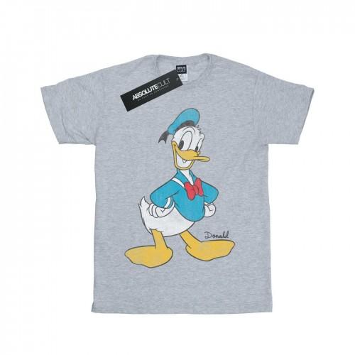 Disney Girls Classic Donald Duck Cotton T-Shirt