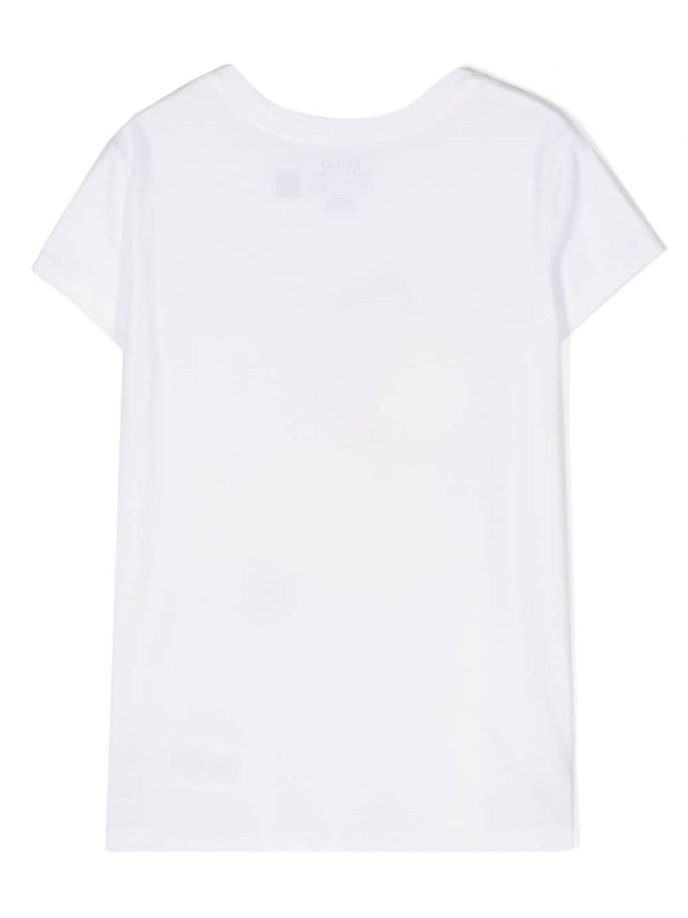 Ralph Lauren Kids T-shirt met print - Wit