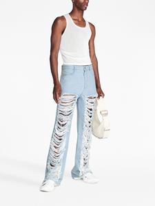 Dion Lee Jeans met logopatch - Blauw