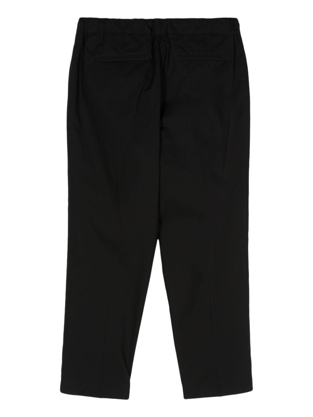 Costumein cotton tapered-leg trousers - Zwart