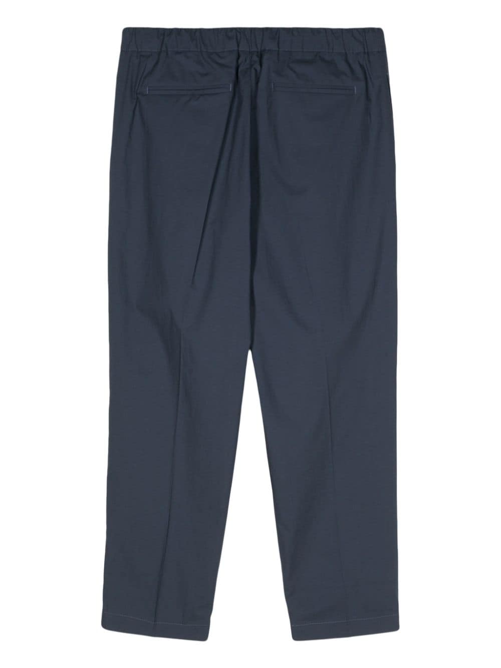 Costumein cotton tapered-leg trousers - Blauw