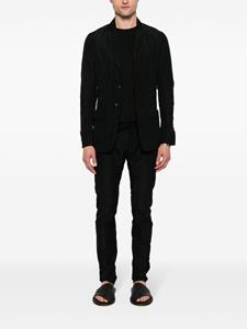 Masnada Pantalon met contrasterend stiksel - Zwart