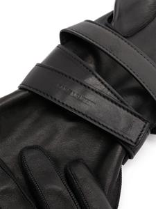 Saint Laurent Handschoenen met vlakken - Zwart