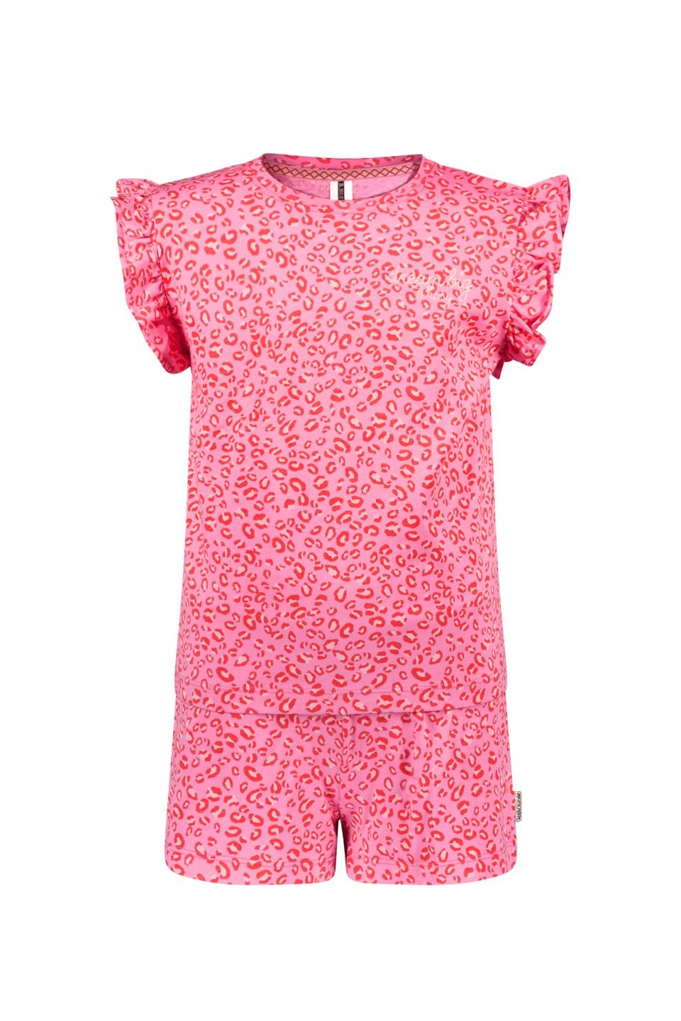 B.Nosy Meisjes pyjama - Skye - Sleep luipaard AOP