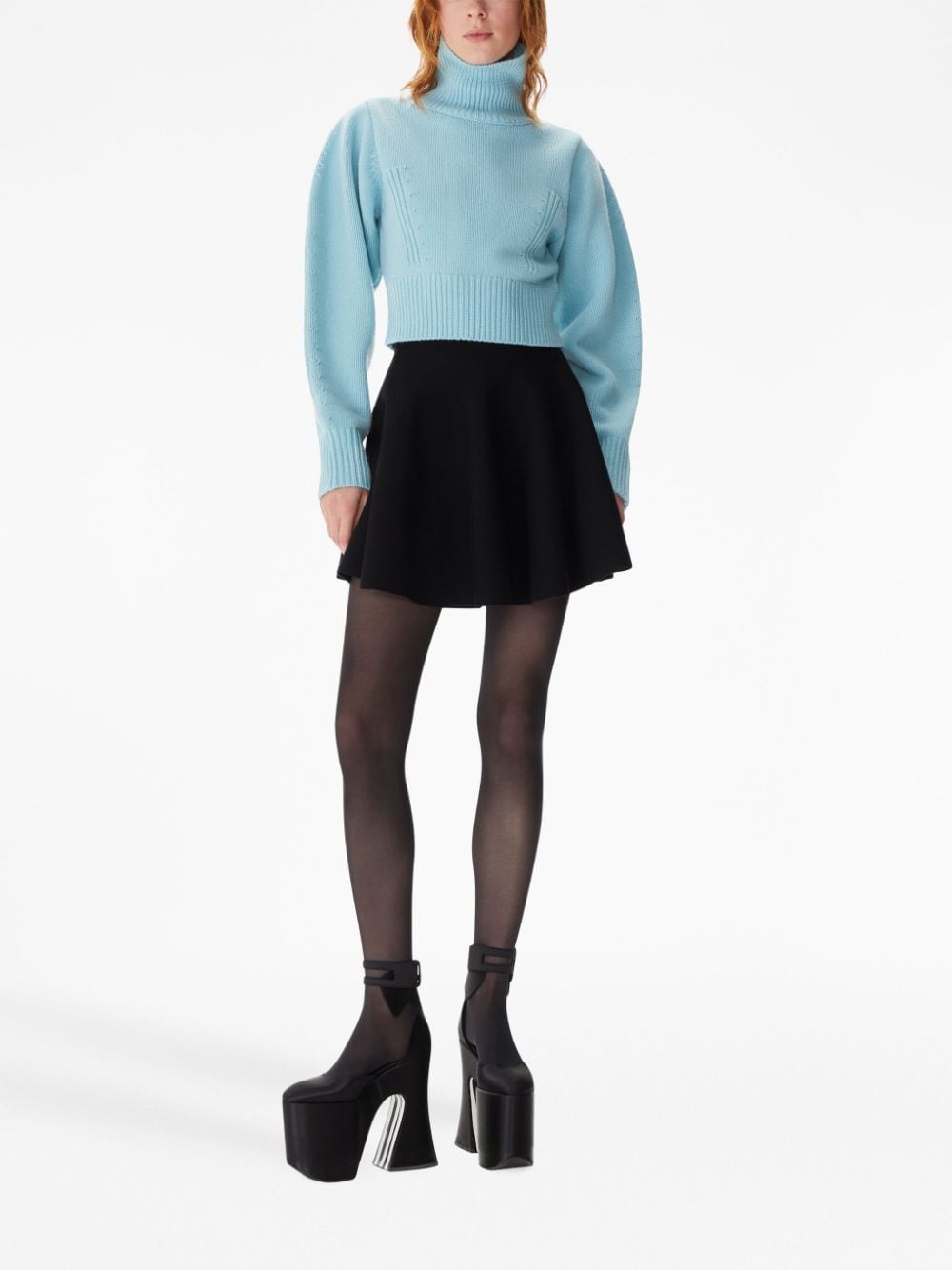 Nina Ricci Mini-rok met A-lijn - Zwart