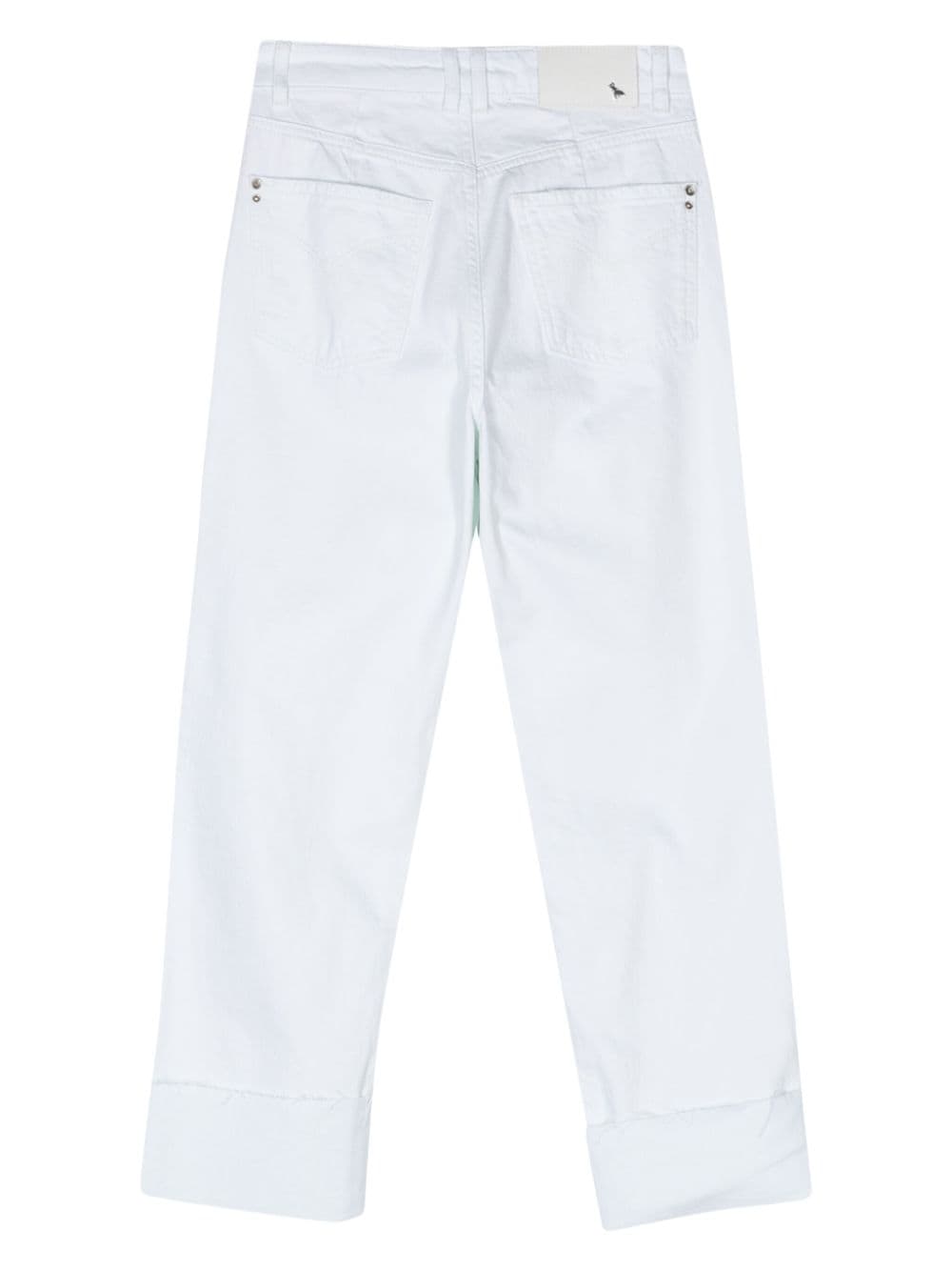 Patrizia Pepe Jeans met toelopende pijpen - Wit