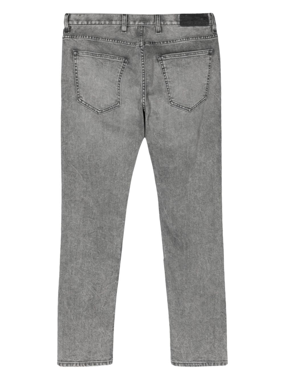 Eleventy Mid waist jeans met toelopende pijpen - Grijs
