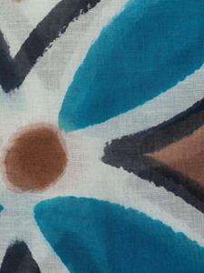 Altea Sjaal met abstracte print - Blauw