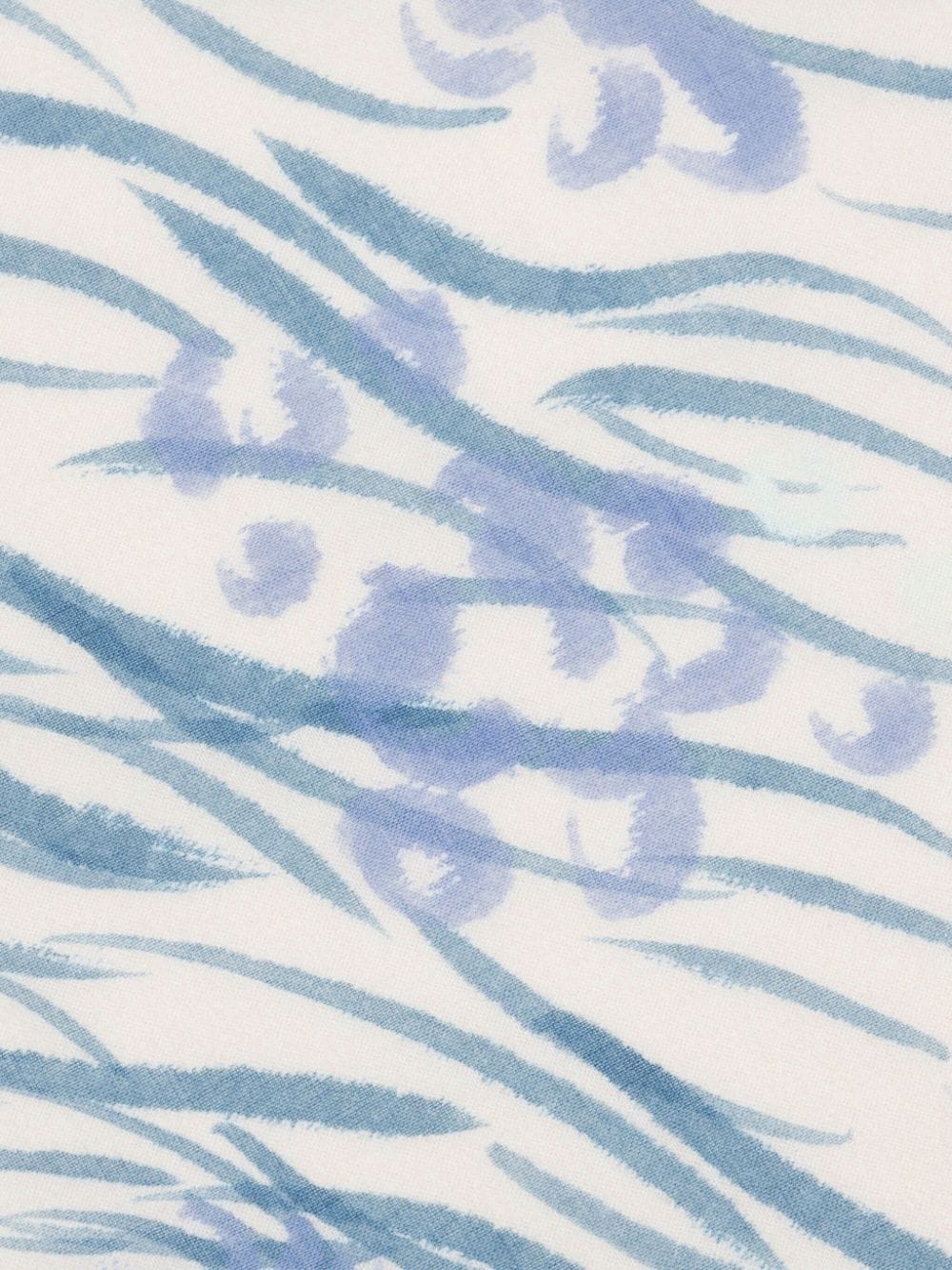 A Kind of Guise Sjaal met waterverfprint - Blauw