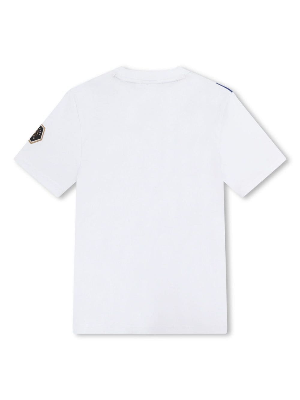 BOSS Kidswear Shirt met geborduurd patroon - Wit