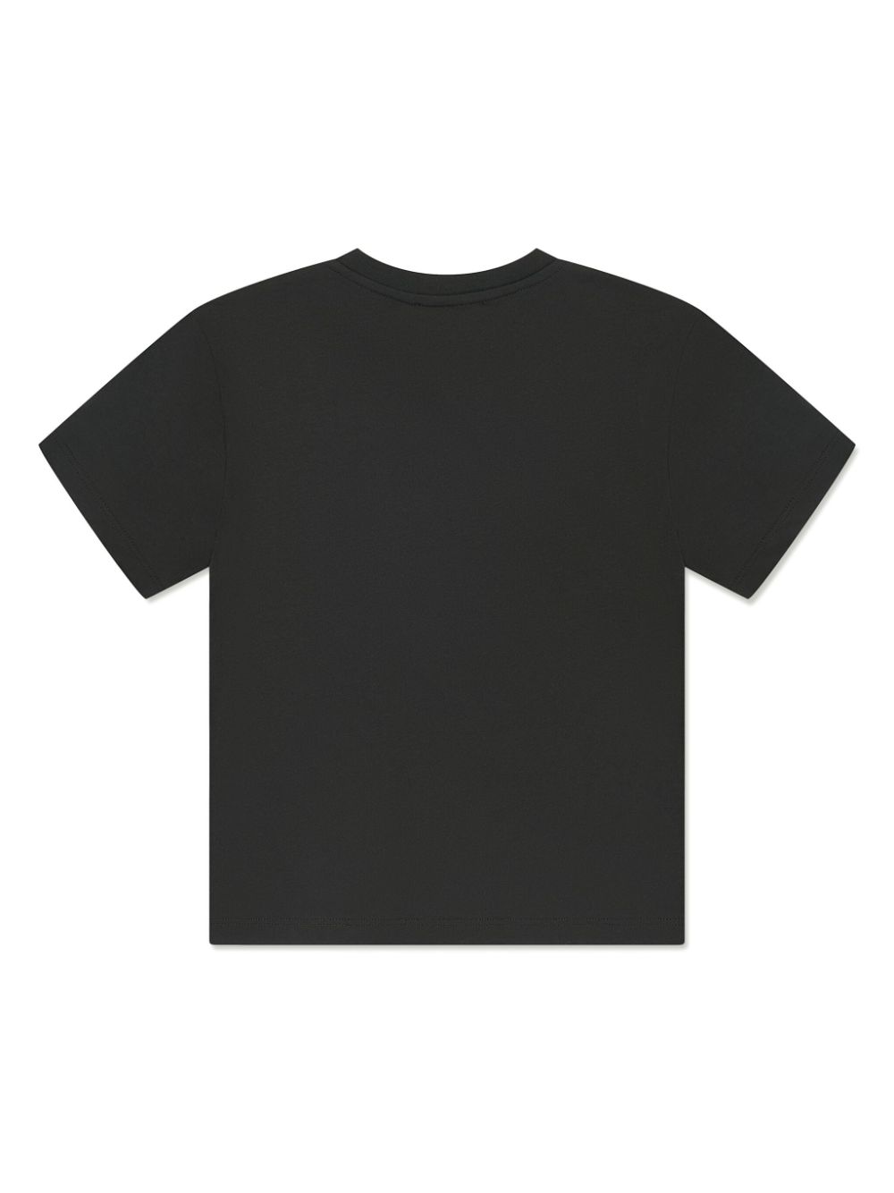 MSGM Kids paisley-print cotton T-shirt - Zwart