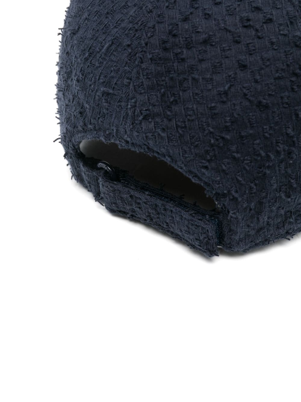 Moncler Tweed honkbalpet - Blauw