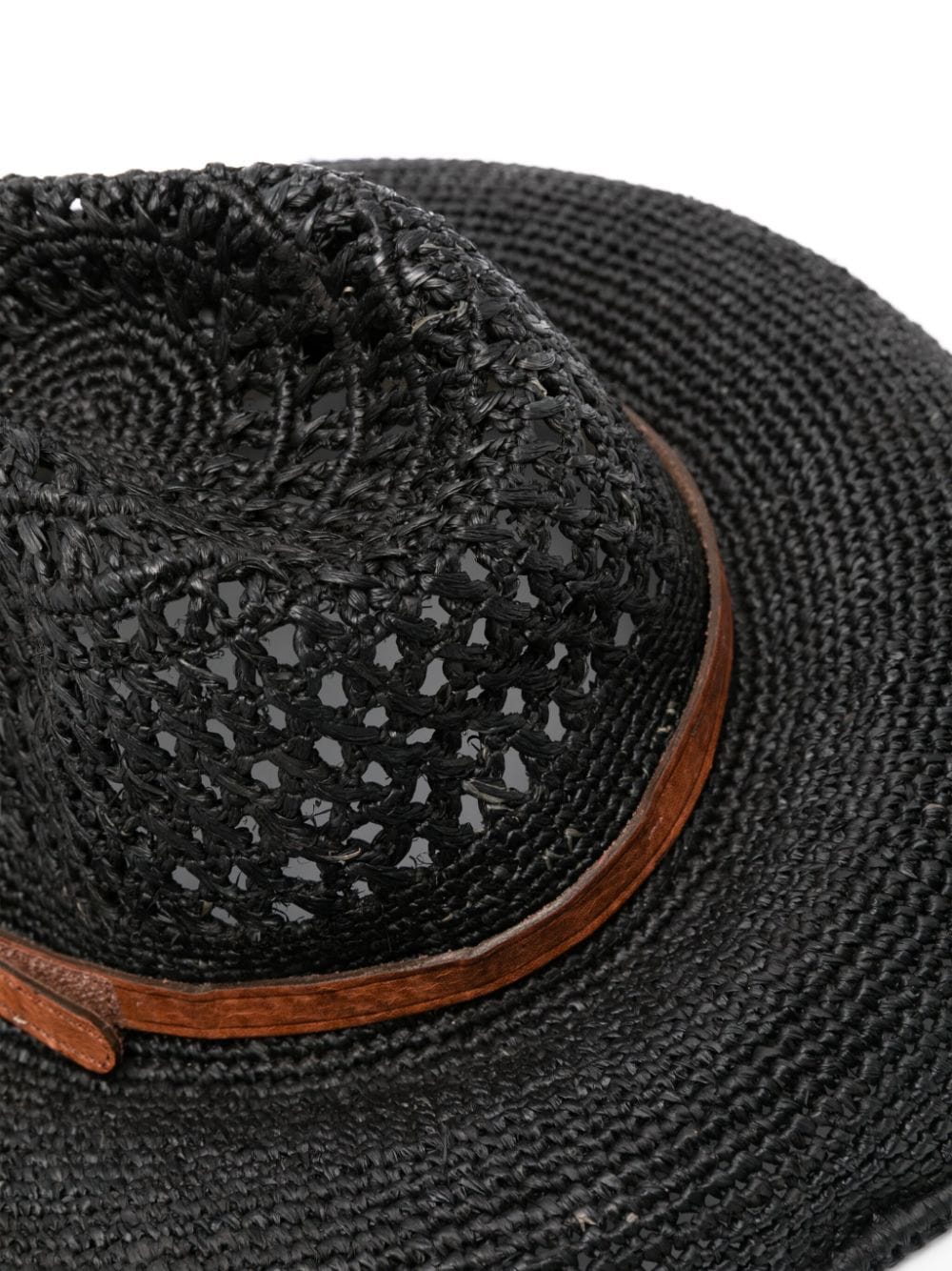 IBELIV Soa raffia hoed - Zwart