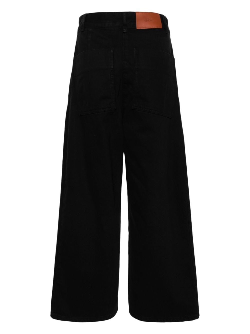 Studio Nicholson Chalco jeans met wijde pijpen - Zwart