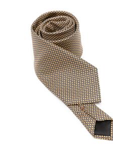 Zegna Zijden stropdas - Geel