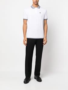 Emporio Armani Poloshirt met geborduurd logo - Wit