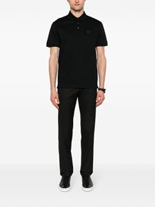 BOSS Poloshirt met logo-applicatie - Zwart